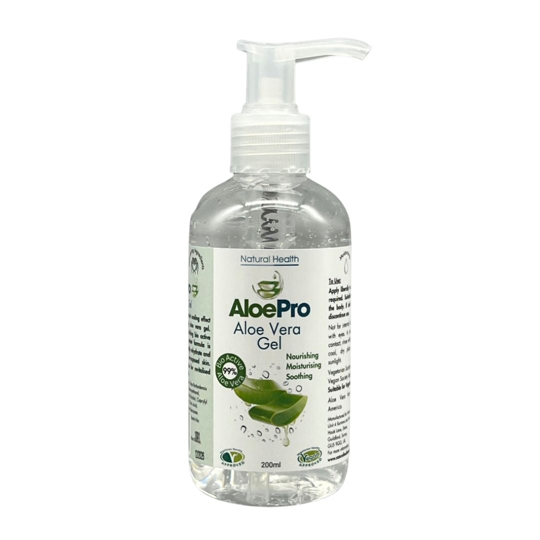 AloePro Natural Soothing Aloe Gel UK 200ml