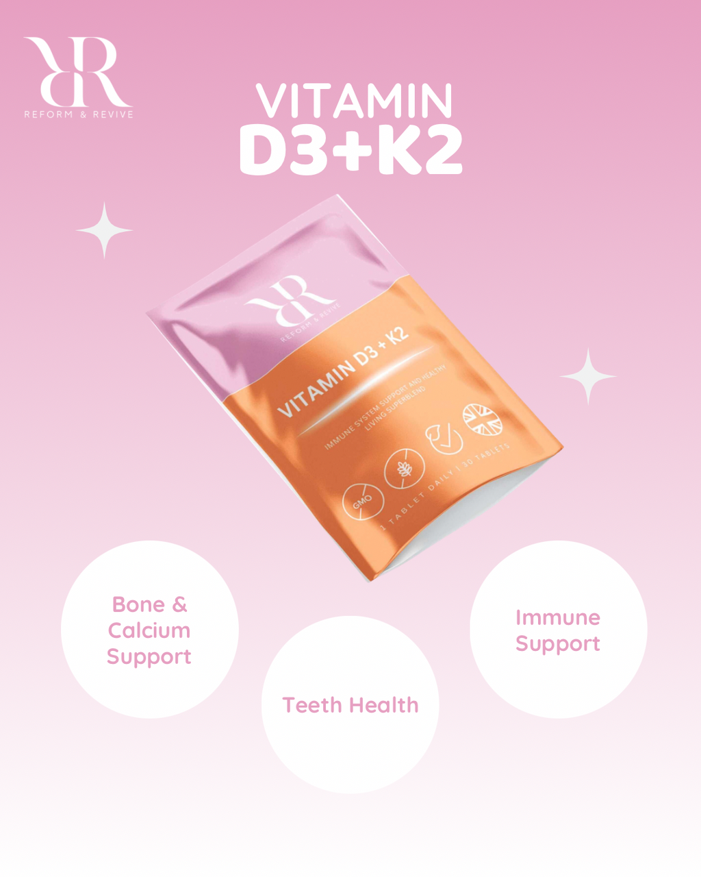 Vitamin D3 + K2 4000 iu