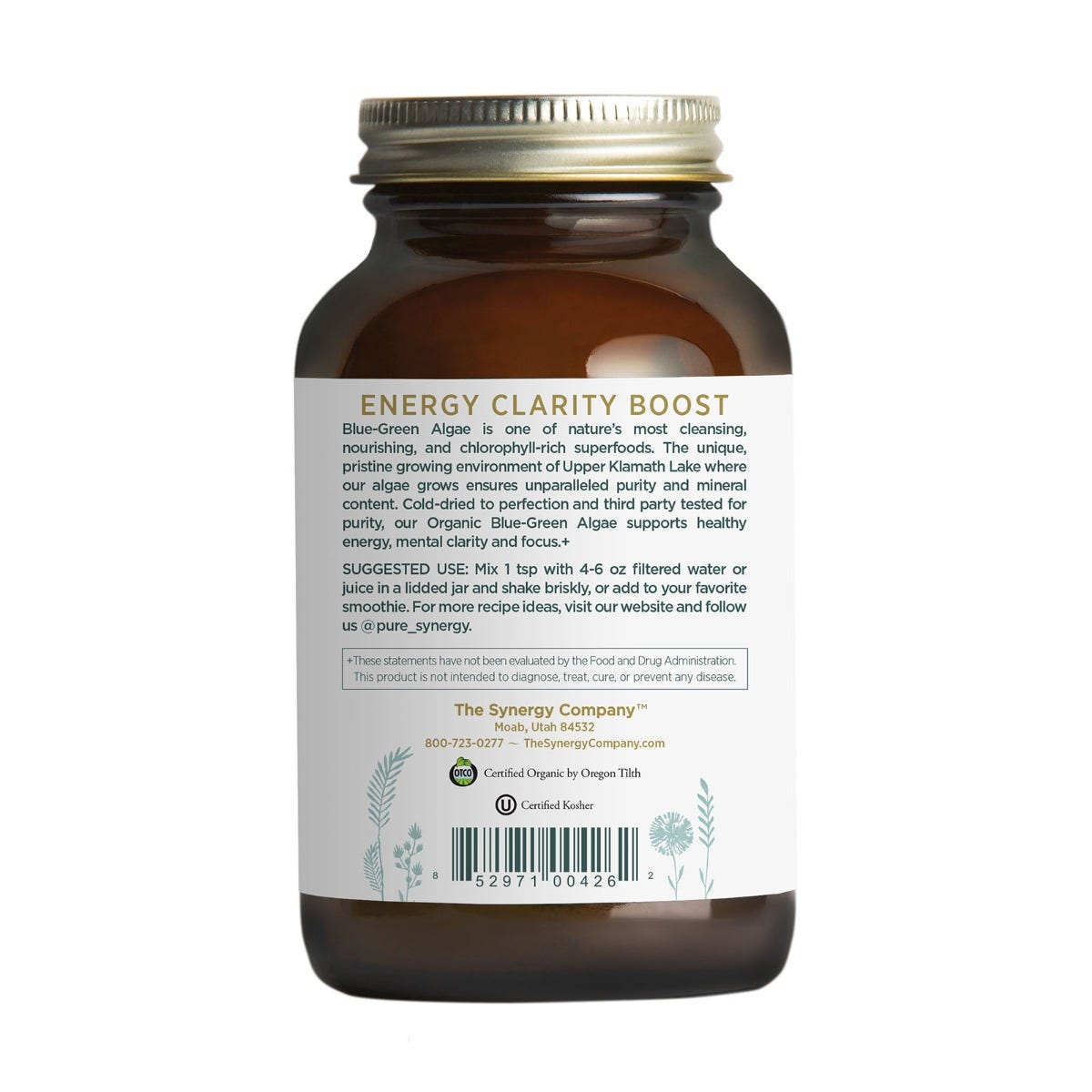 Pure Synergy Organic Blue-Green Algae Powder