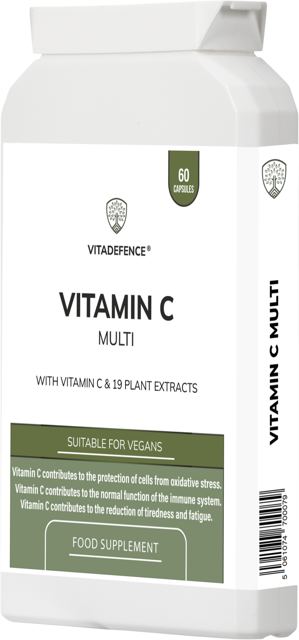 Vitadefence® Vitamin C Multi | With Botanicals & Minerals – 60 Capsules