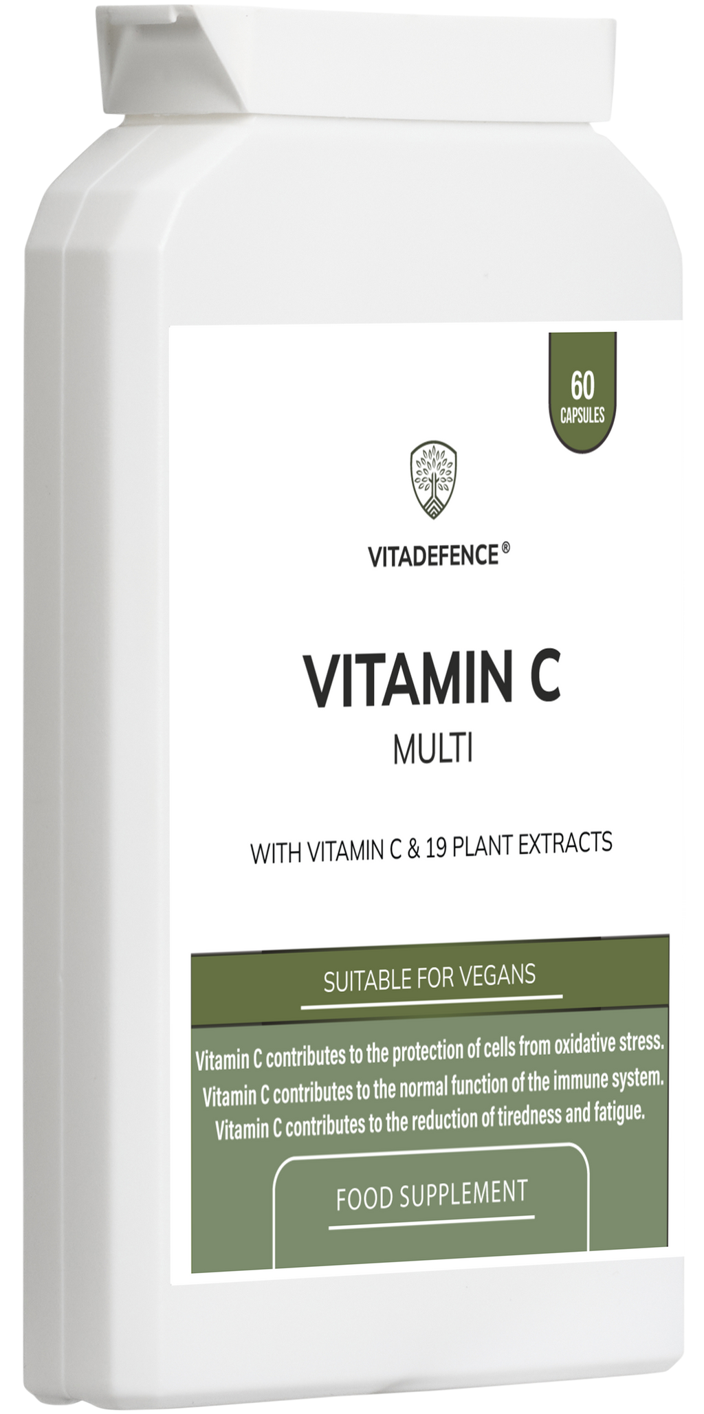 Vitadefence® Vitamin C Multi | With Botanicals & Minerals – 60 Capsules