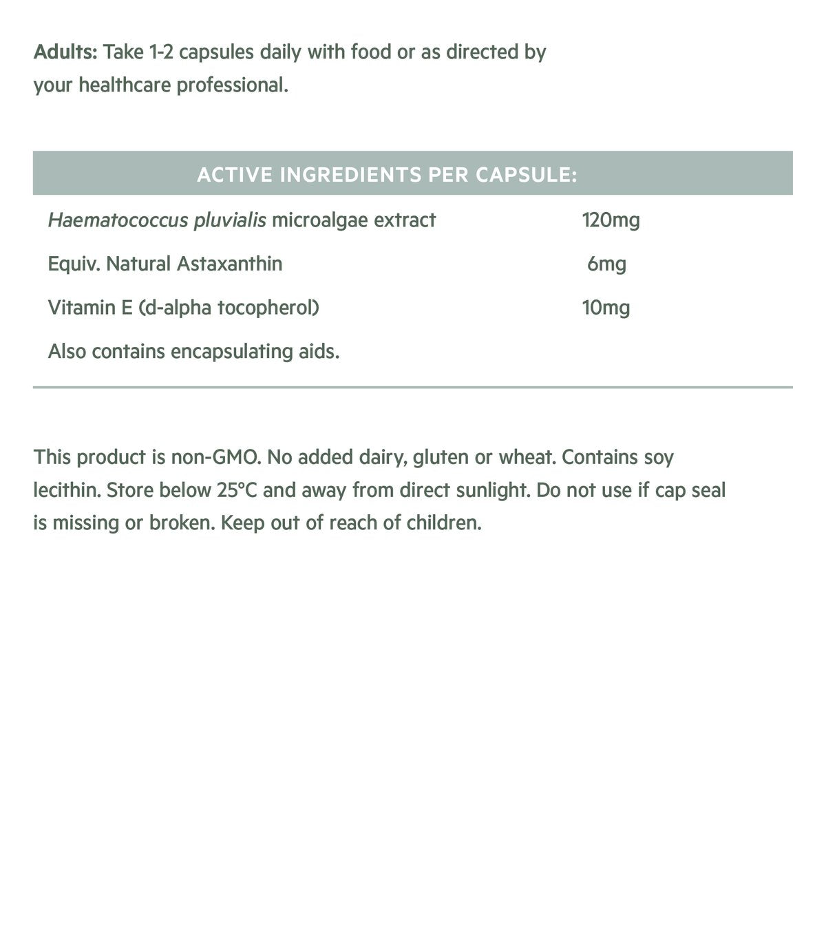 Lifestream Astazan Capsules