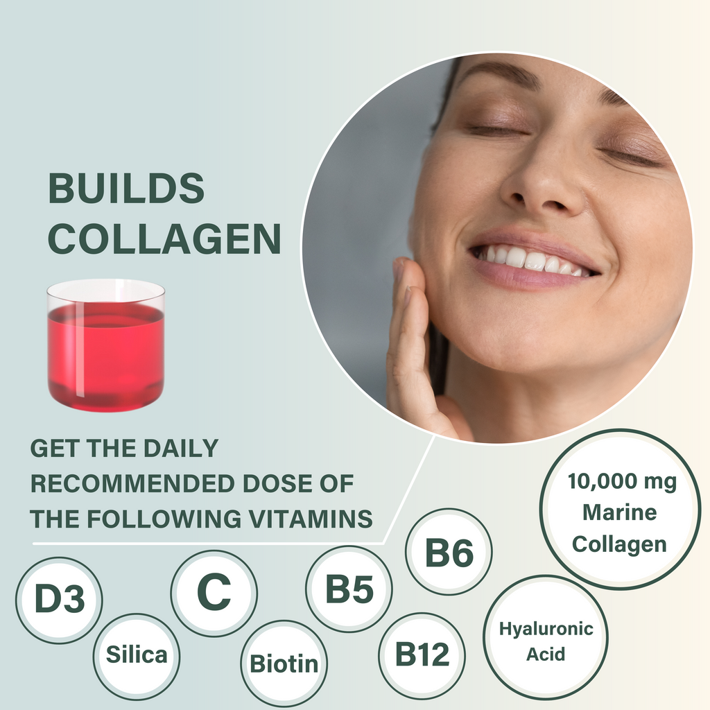 6-in-1 Hydrolysed Marine Collagen 10,000Mg (NB)