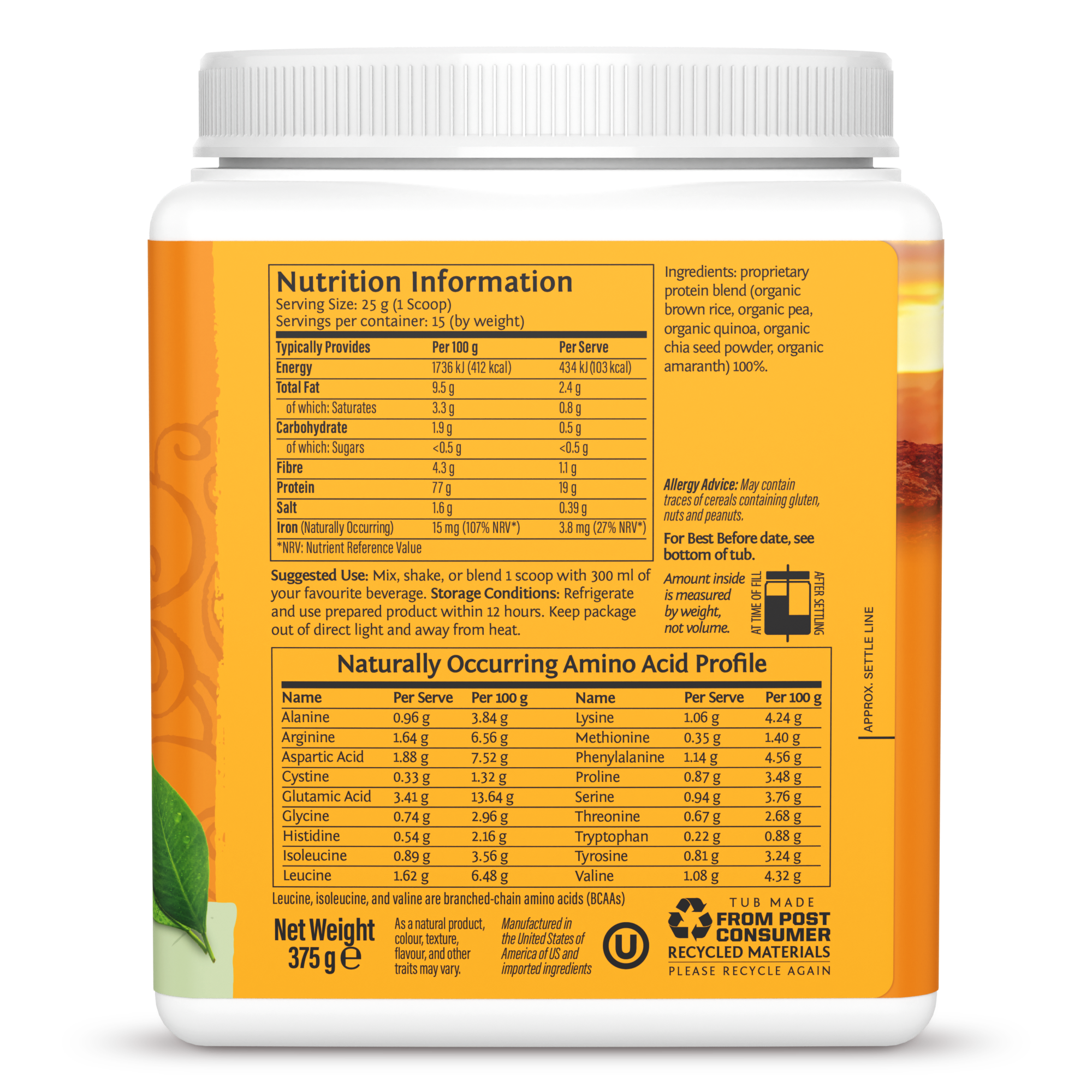 Sunwarrior Classic Plus Protein