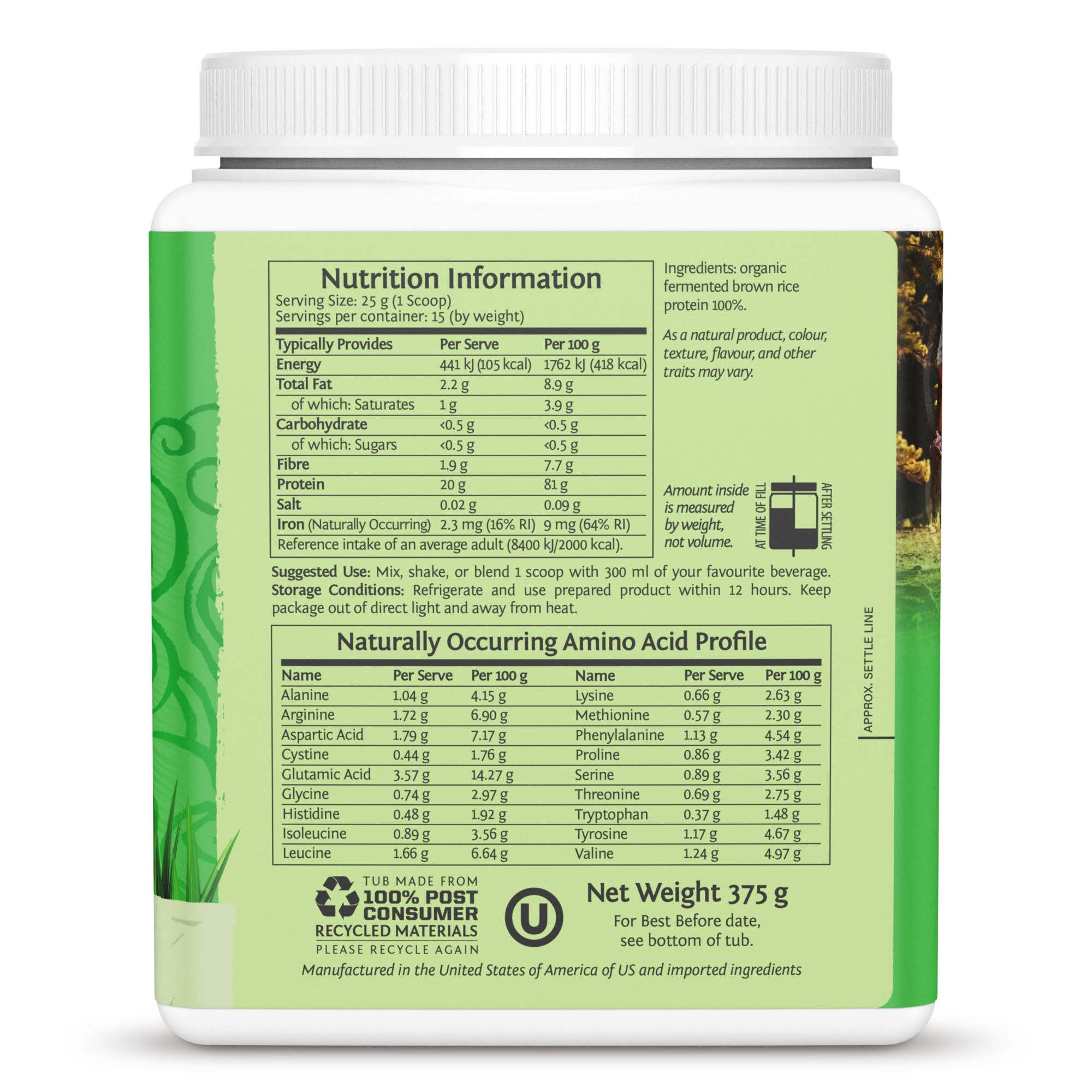 Sunwarrior Classic Protein Powder