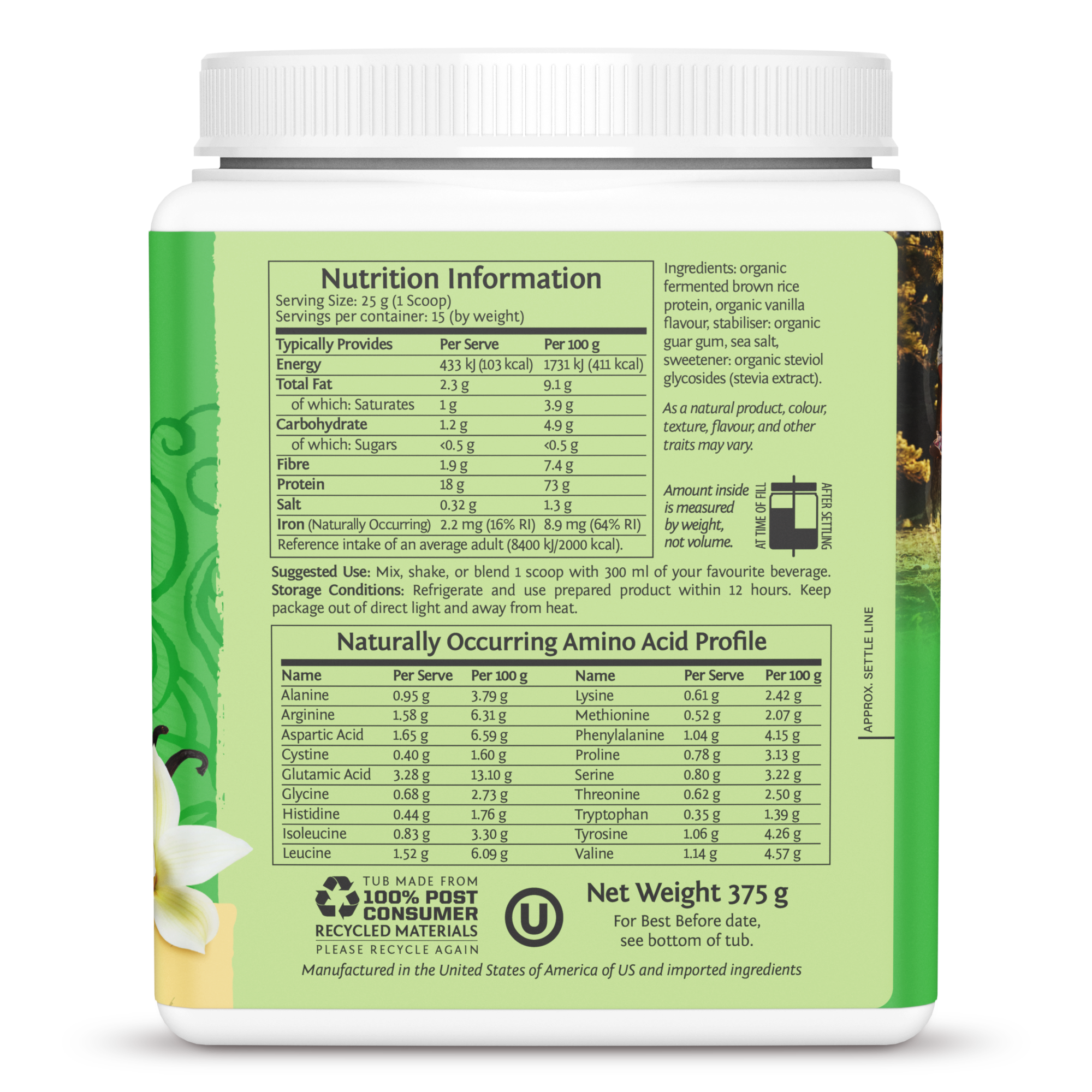 Sunwarrior Classic Protein Powder