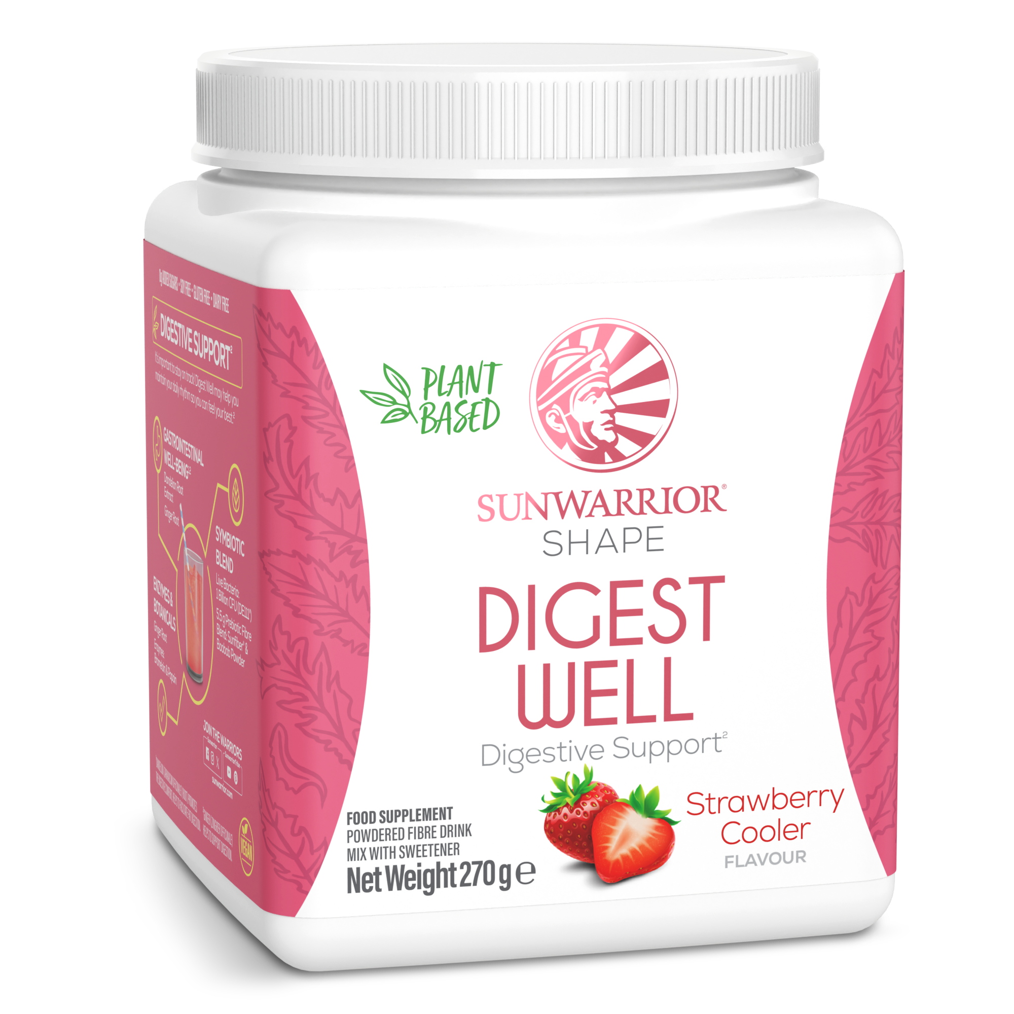 Shape Digest Well Strawberry Cooler 30 Servings (270g)