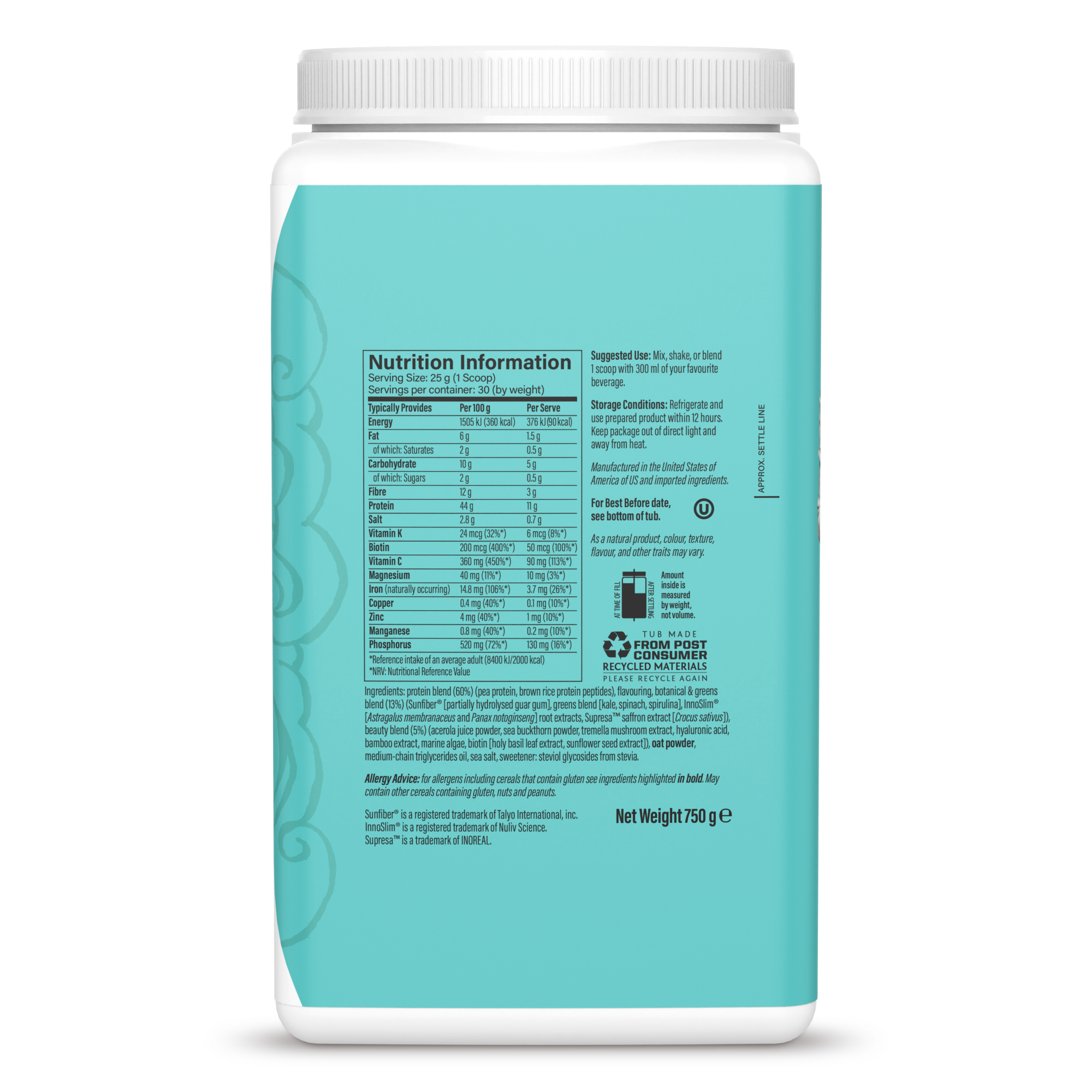 SLIM Collagen Boost Vanilla 30 Servings (750g)