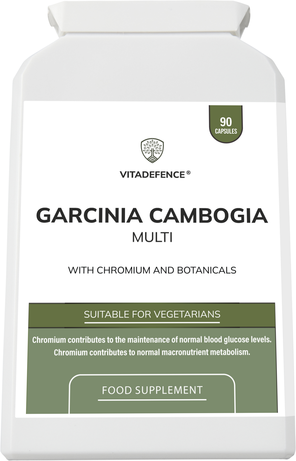 Vitadefence® Garcinia Cambogia Multi | With Chromium & Green Coffee Bean – 90 Capsules
