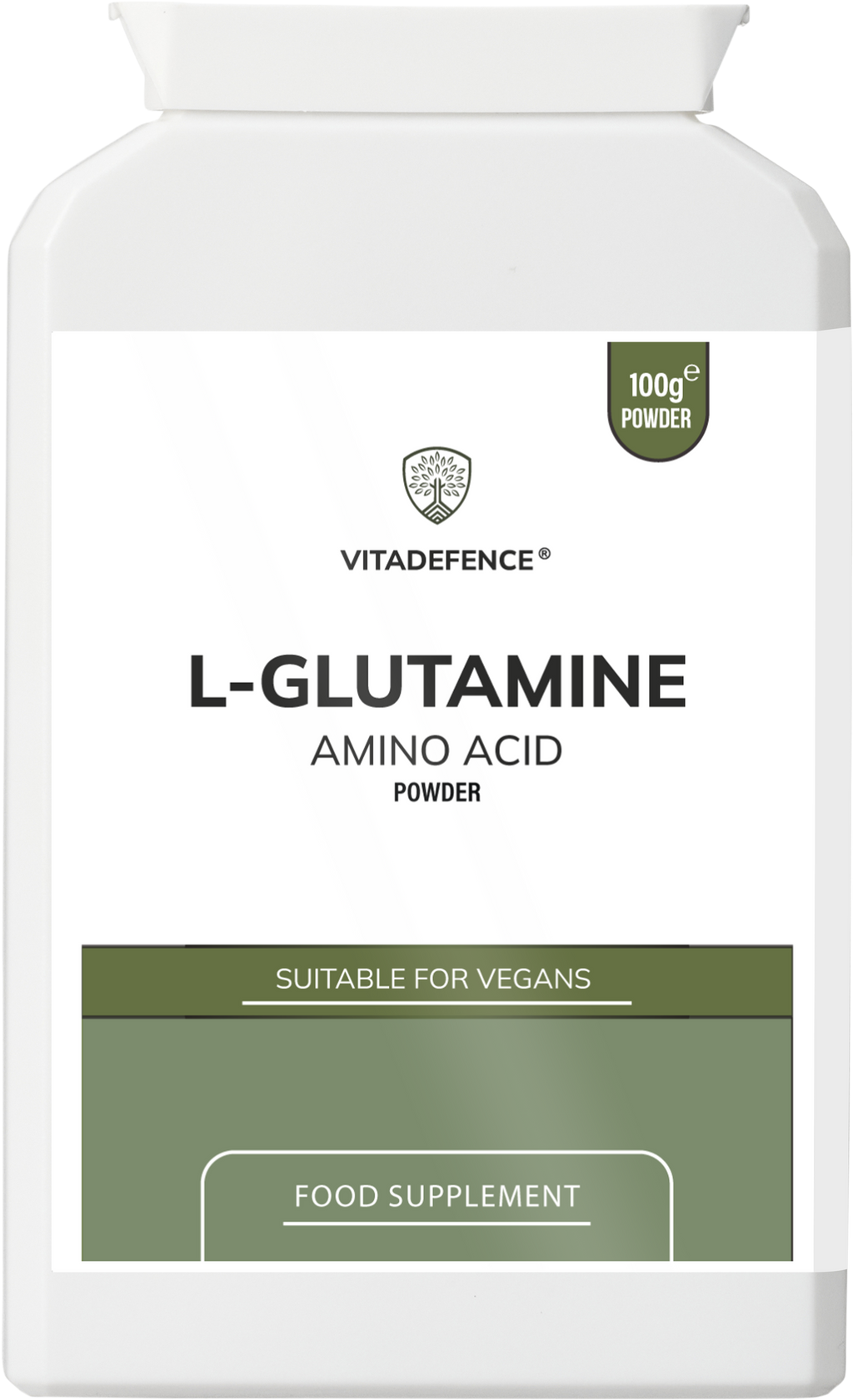 Vitadefence® L-Glutamine Powder |  Vegan – 100 g