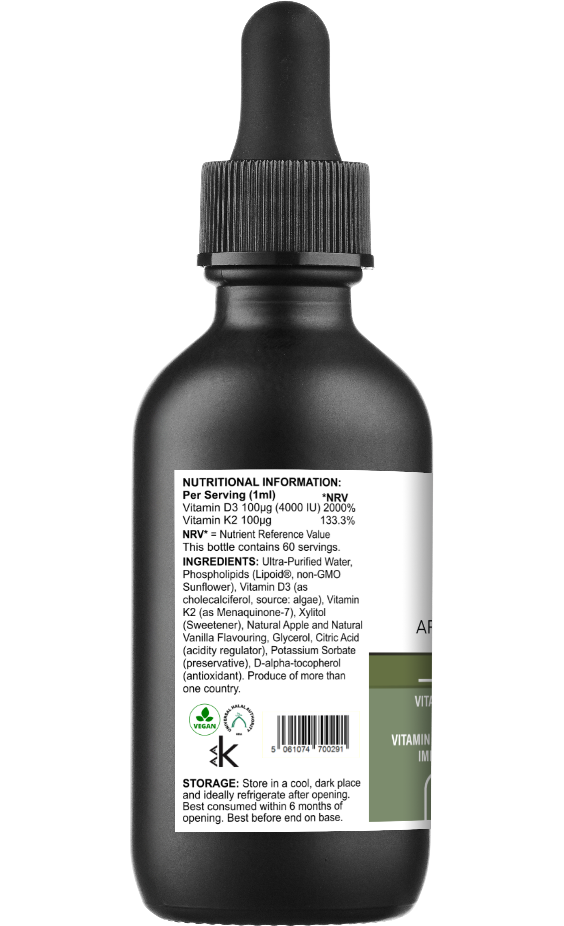 Vitadefence® Vitamin D3 & K2 – Apple & Vanilla Flavour