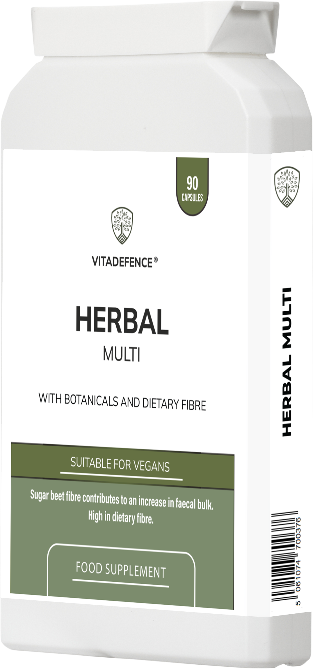 Vitadefence® Herbal Multi – Sugar Beet Fibre & Botanical Blend – 90 Vegan Capsules