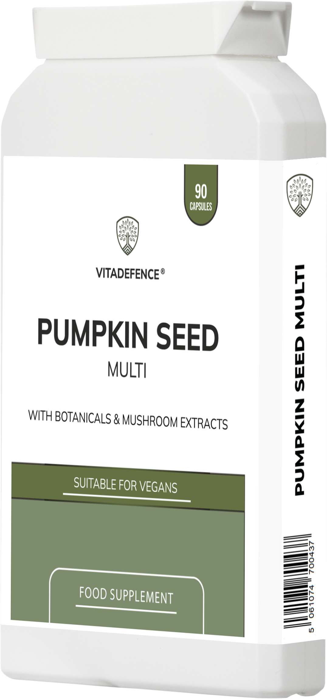 Vitadefence® Pumpkin Seed Multi | With Olive Leaf, Clove Bud & Botanicals – 90 Capsules