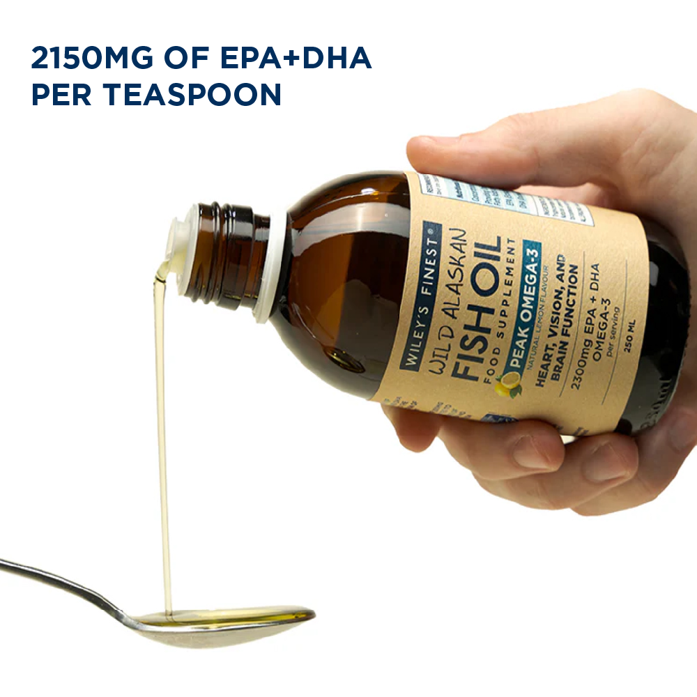 PEAK OMEGA-3 Fish Oil Liquid (Lemon)