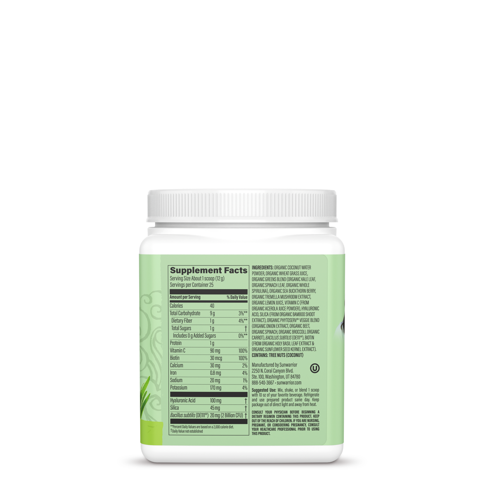 Sunwarrior Beauty Greens Collagen Booster