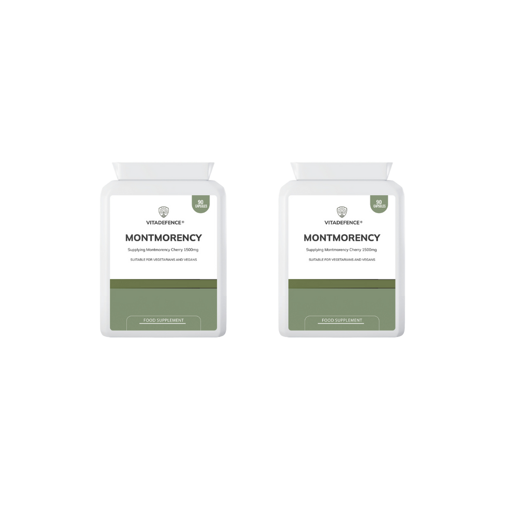 Vitadefence® Montmorency 2-Pack | Pure Cherry Extract 1500mg – 180 Capsules (2 x 90)