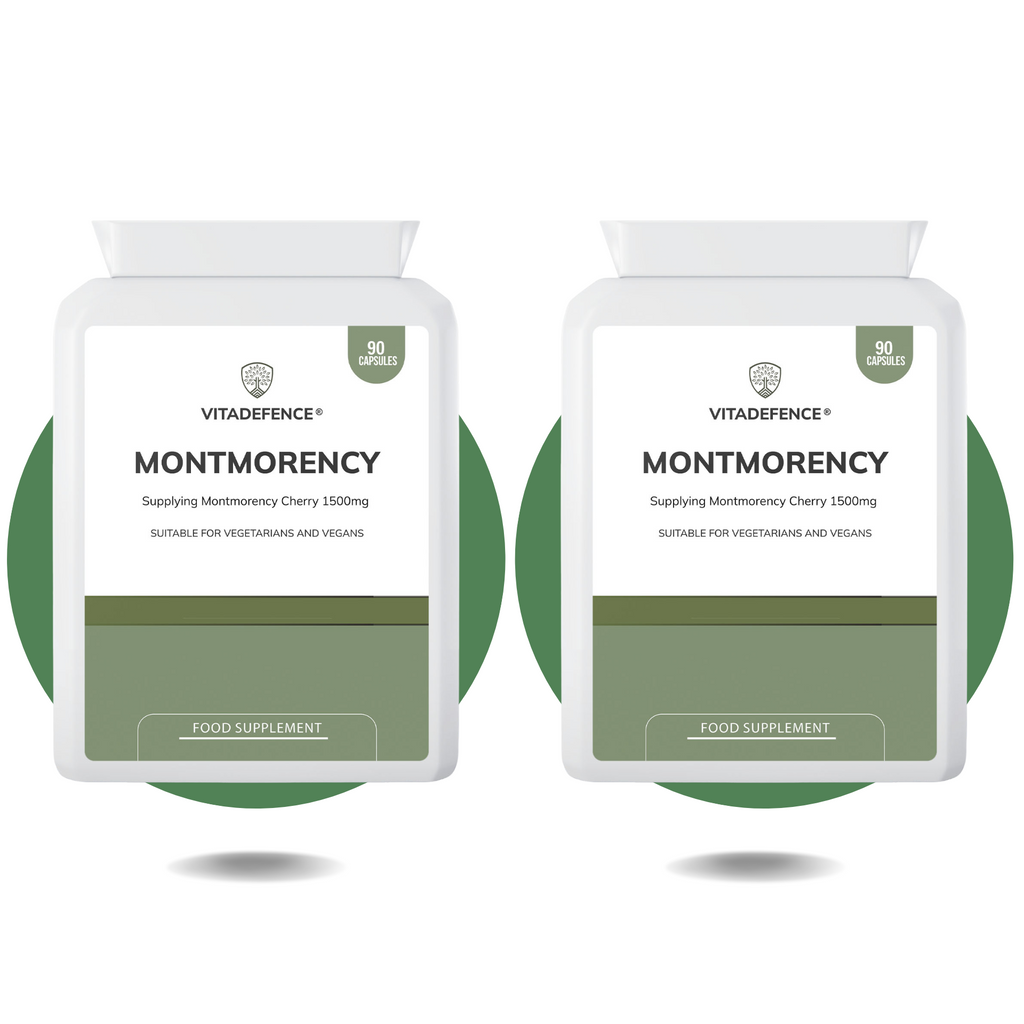 Vitadefence® Montmorency 2-Pack | Pure Cherry Extract 1500mg – 180 Capsules (2 x 90)