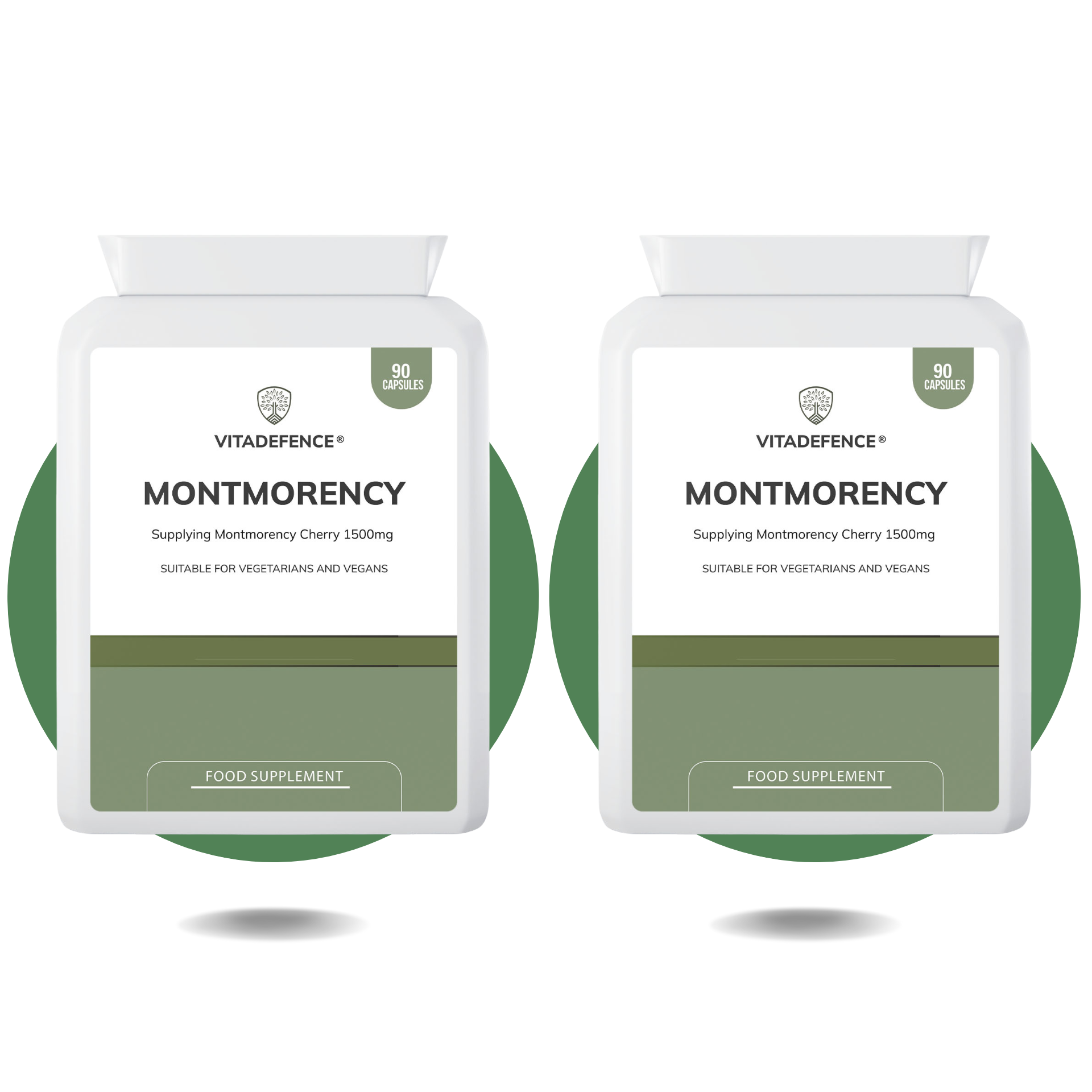 Vitadefence® Montmorency 2-Pack | Pure Cherry Extract 1500mg – 180 Capsules (2 x 90)
