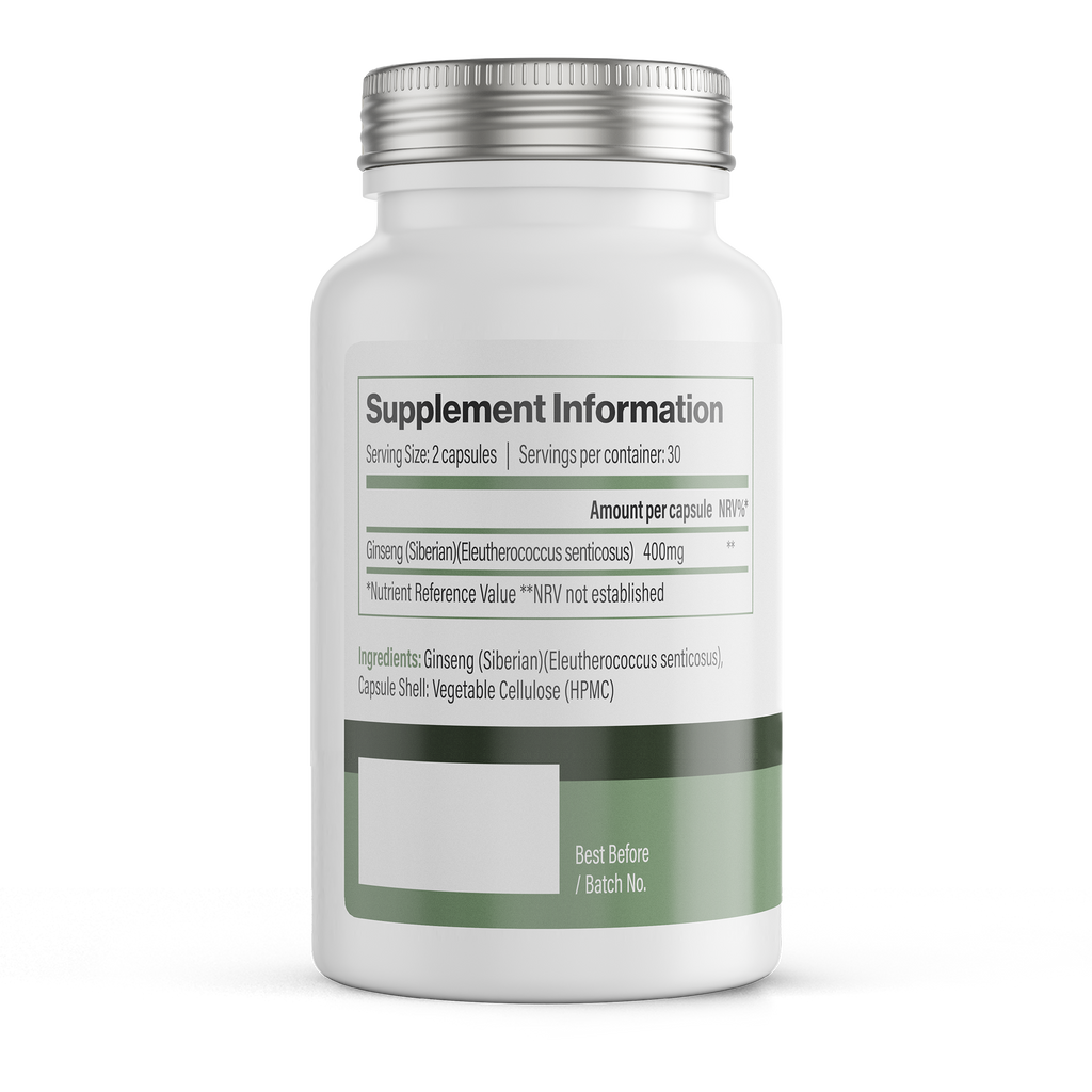 Vitadefence® Siberian Ginseng | 800 mg Vegan Capsules – 60 Count