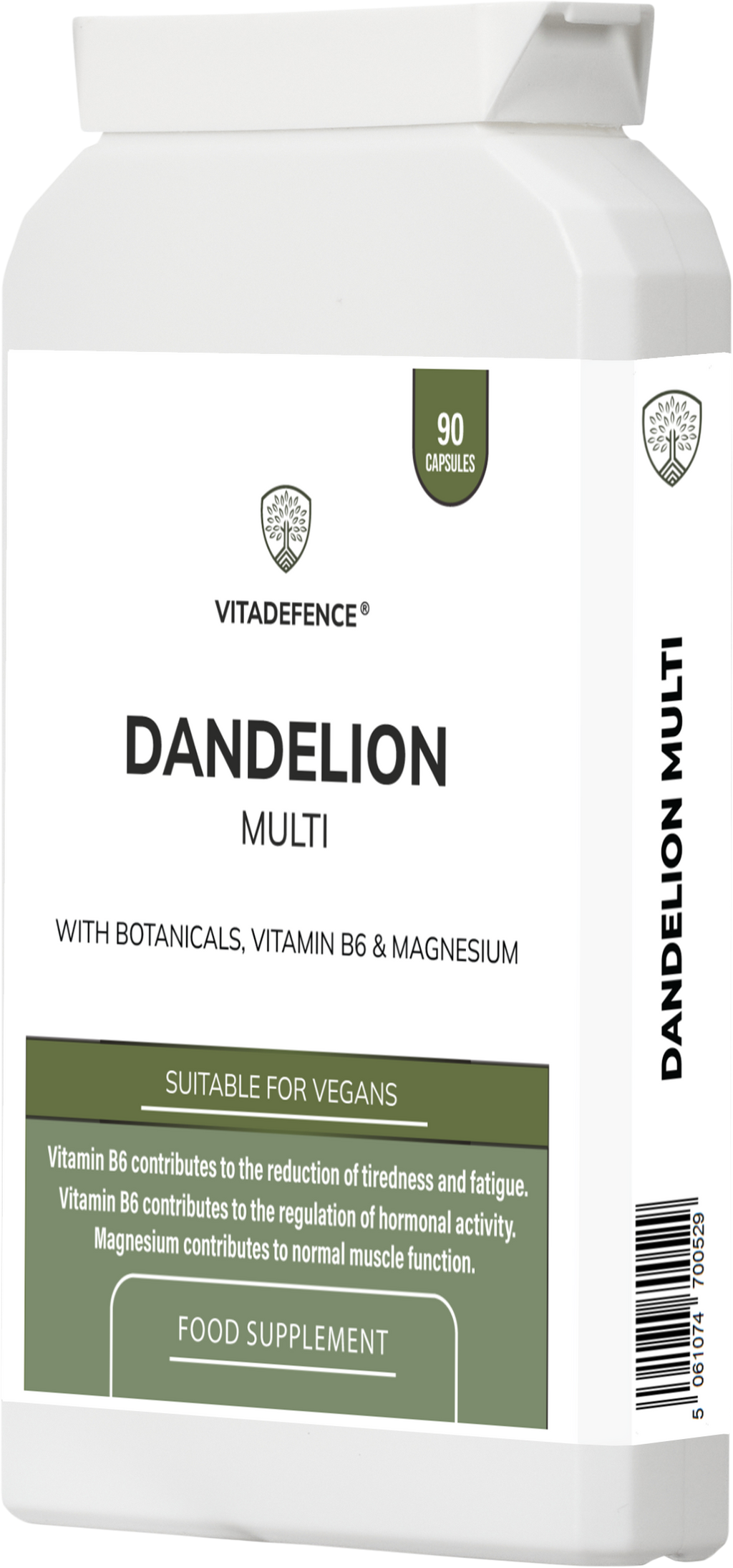 Vitadefence® Dandelion Multi | With Vitamin B6, Magnesium & Botanicals – 90 Capsules