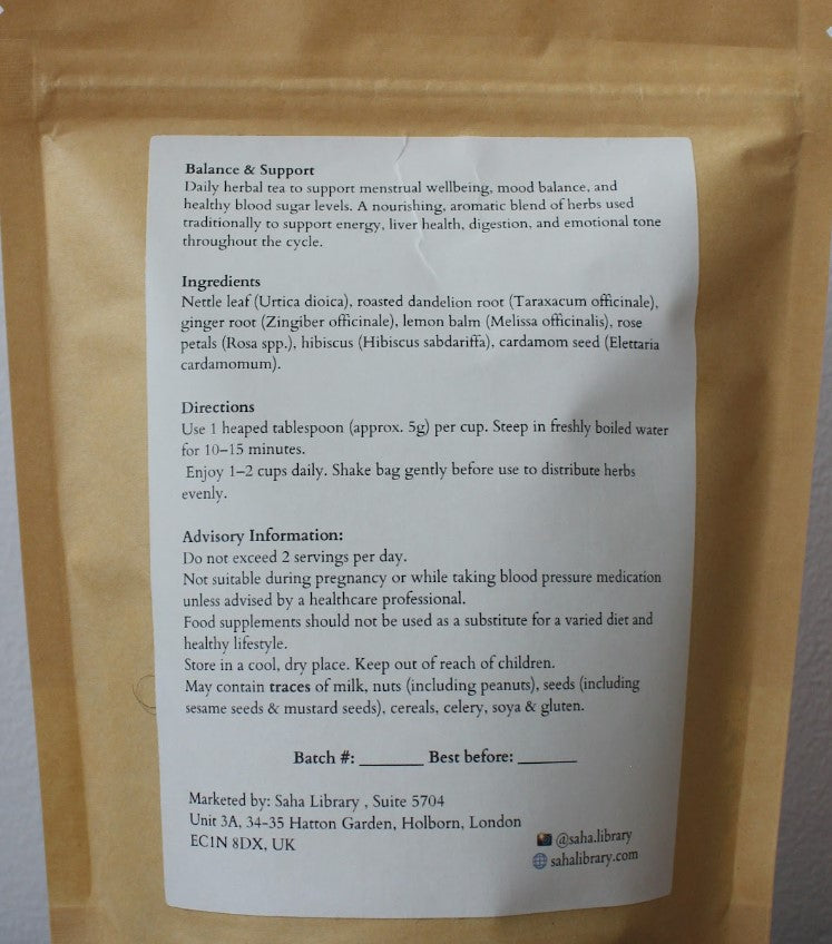 Balance and Support Tea - PMS and Mood