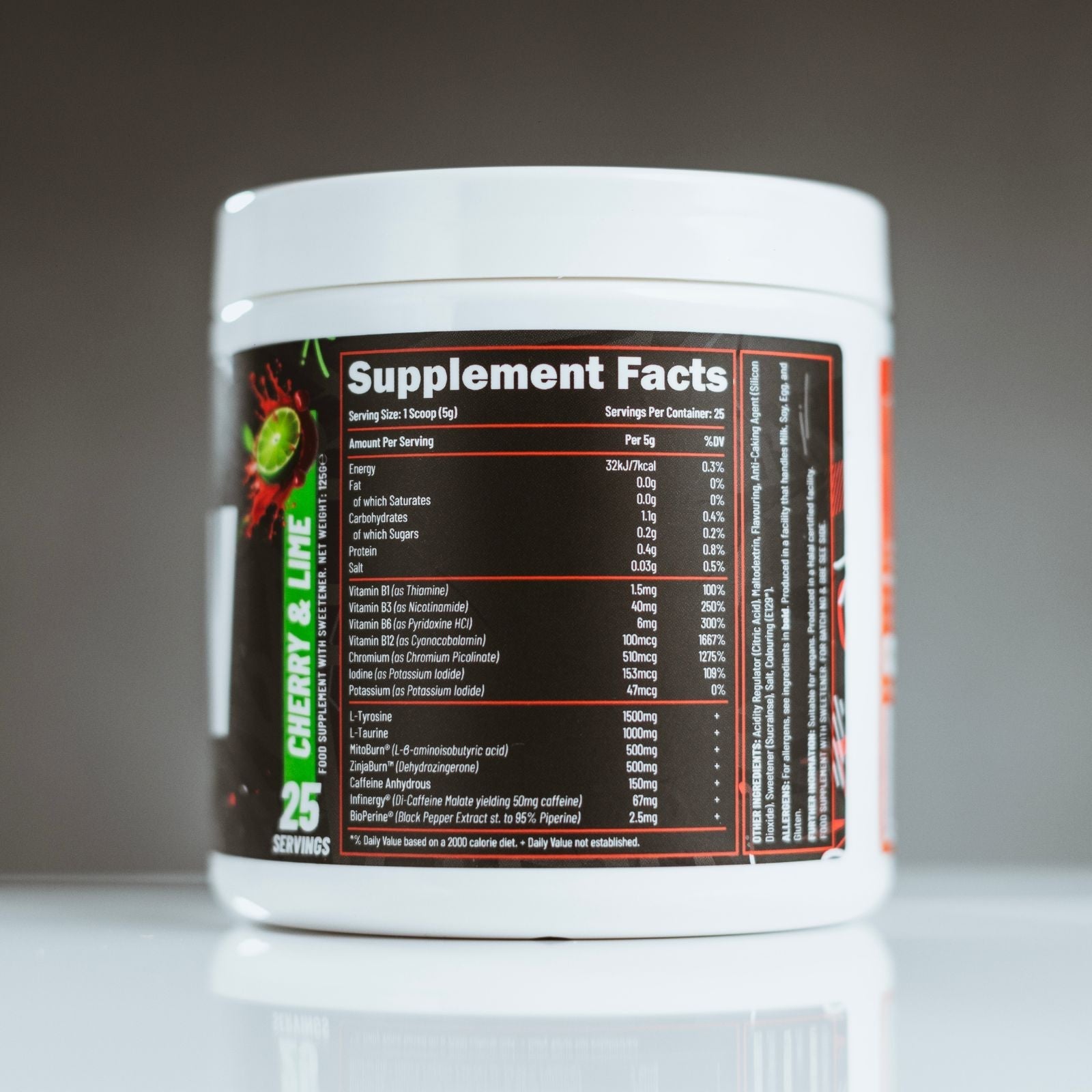 Efectiv Nutrition Burn 125g