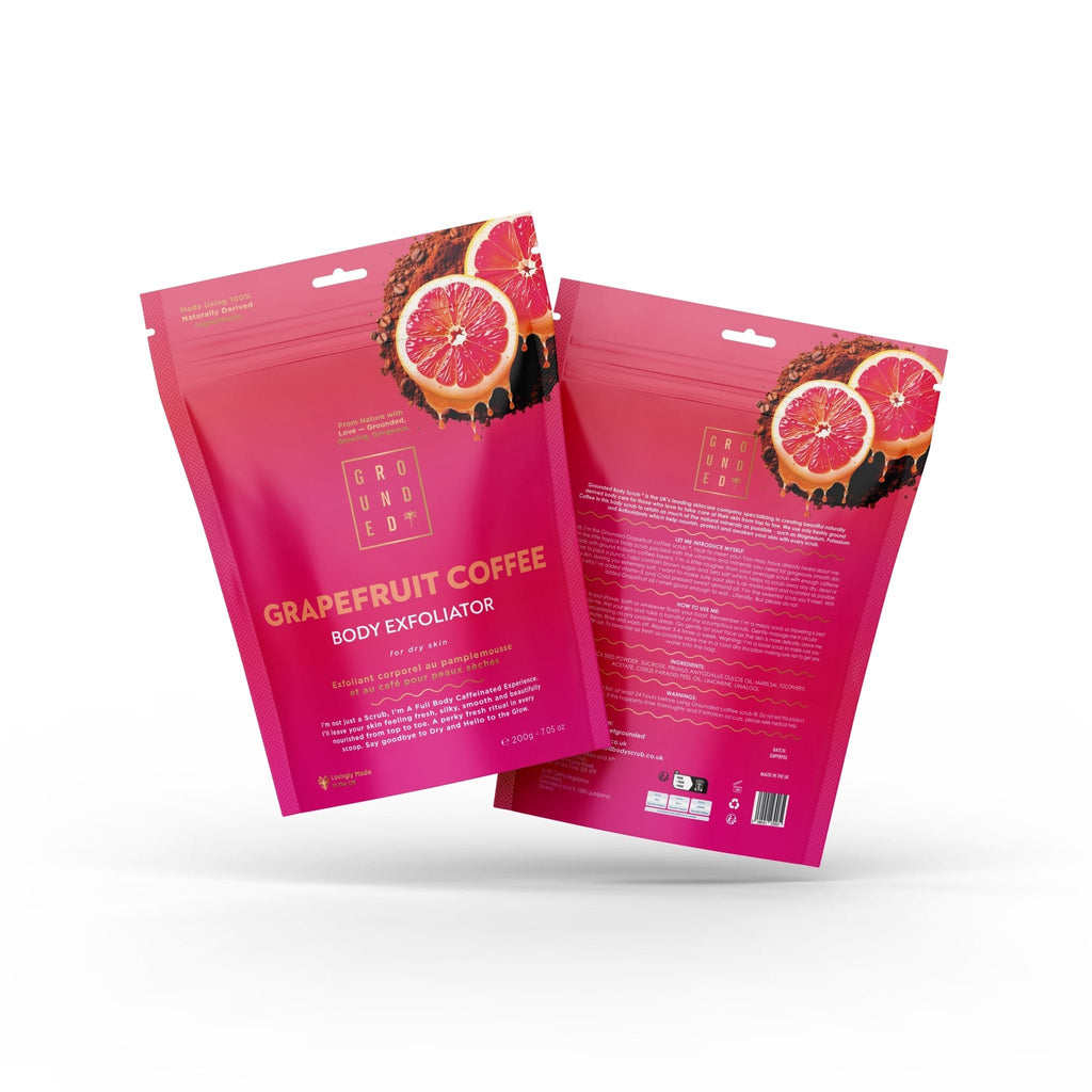 Grapefruit Coffee Full Body Scrub - For Dry Skin