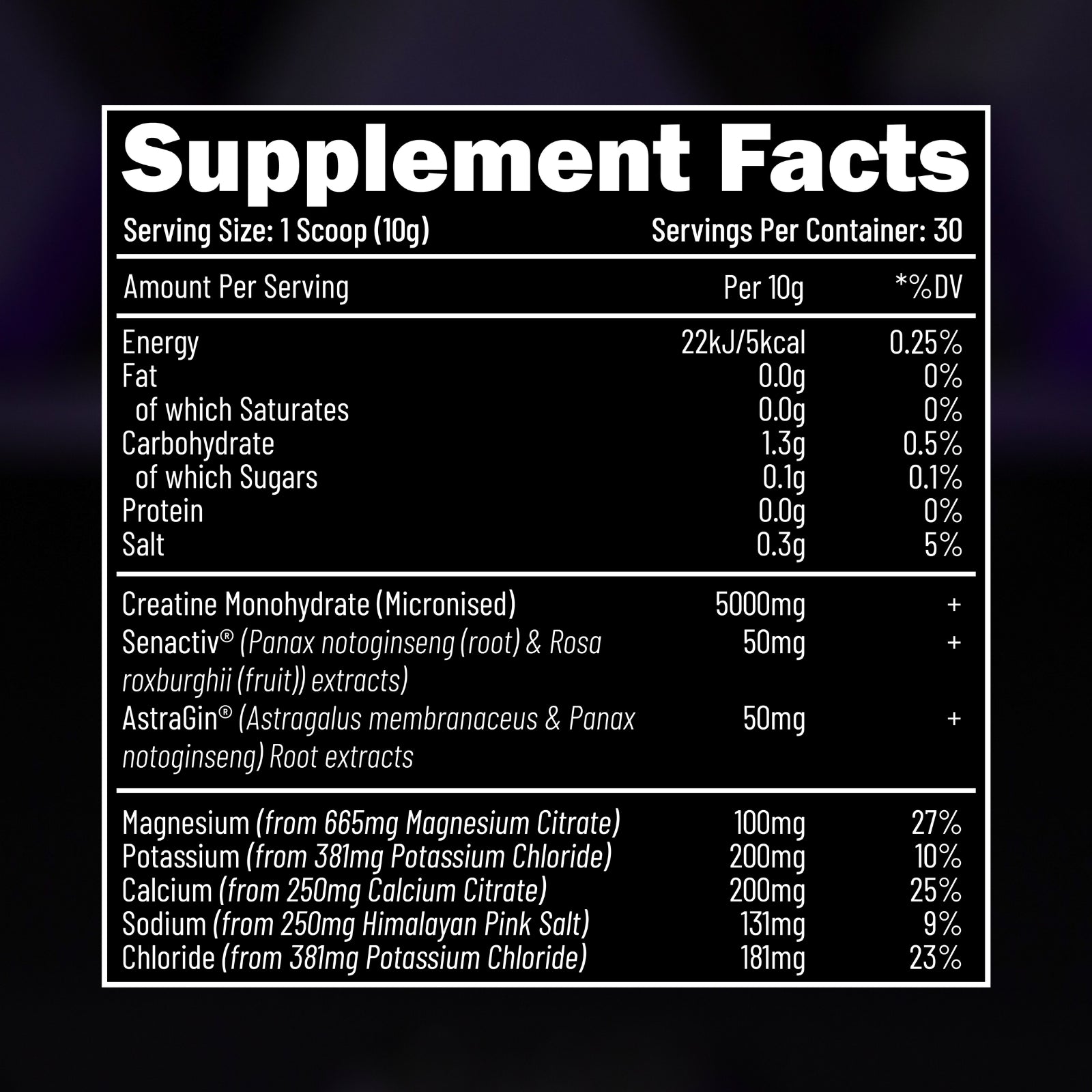 Efectiv Nutrition Hybrid Creatine + Hydration 300g