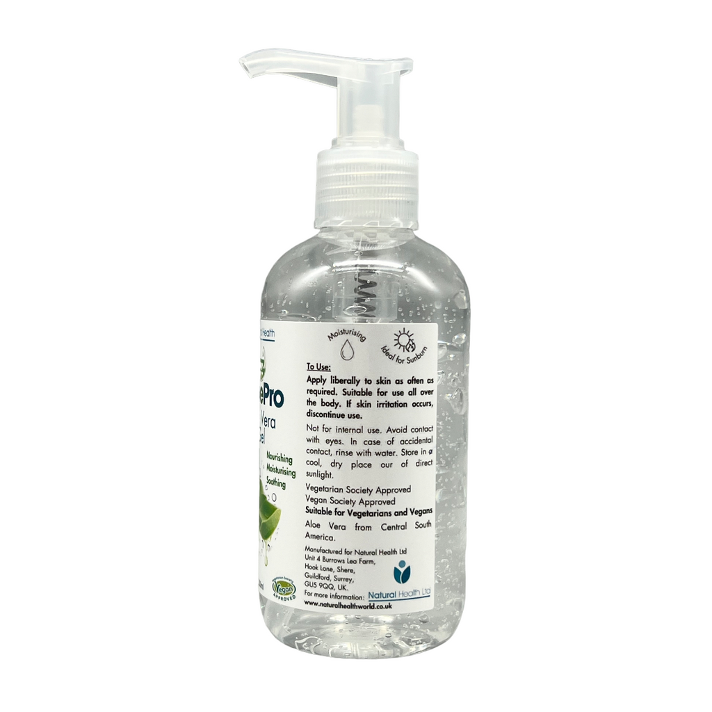 AloePro Natural Soothing Aloe Gel UK 200ml