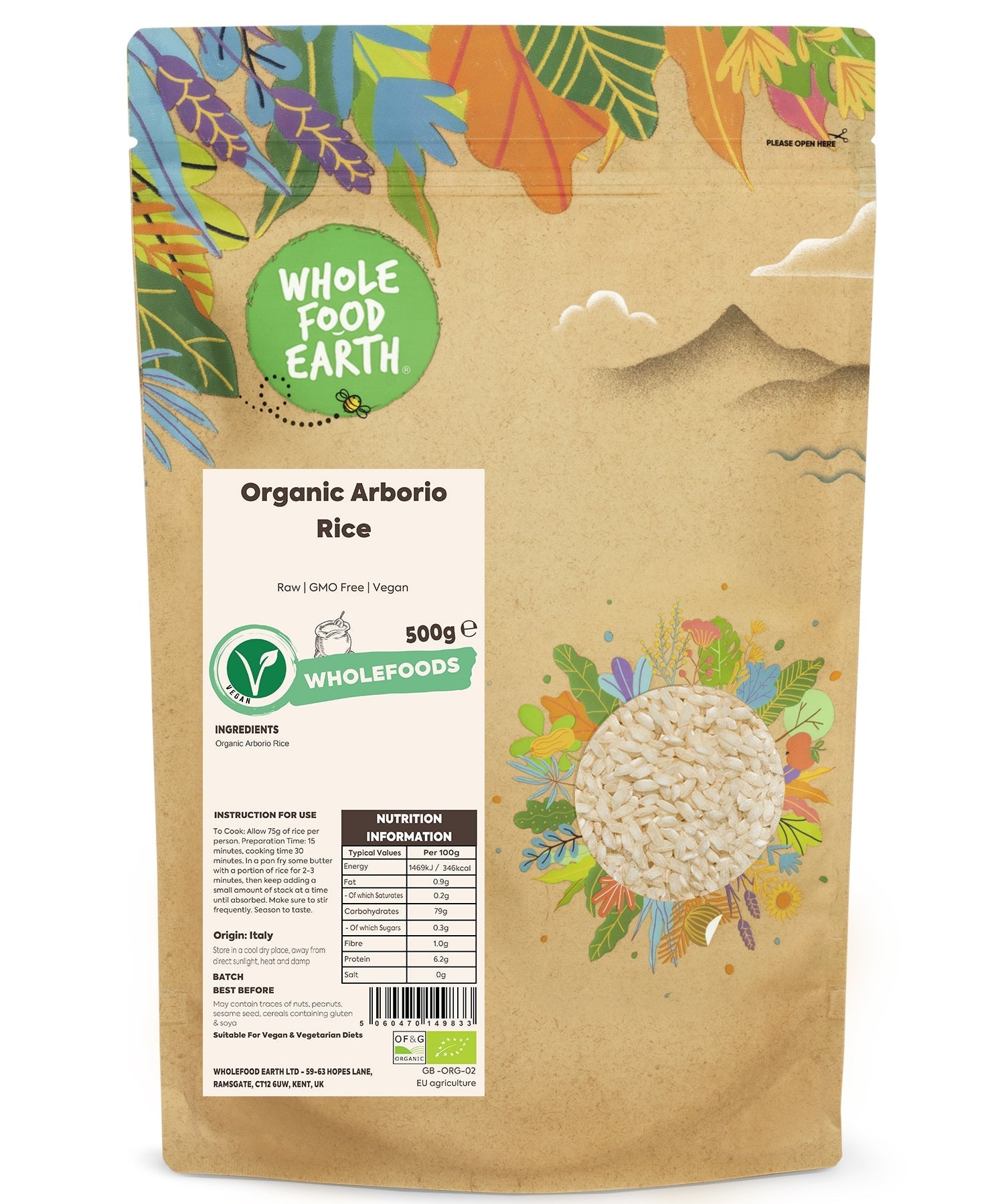 Organic Arborio Rice