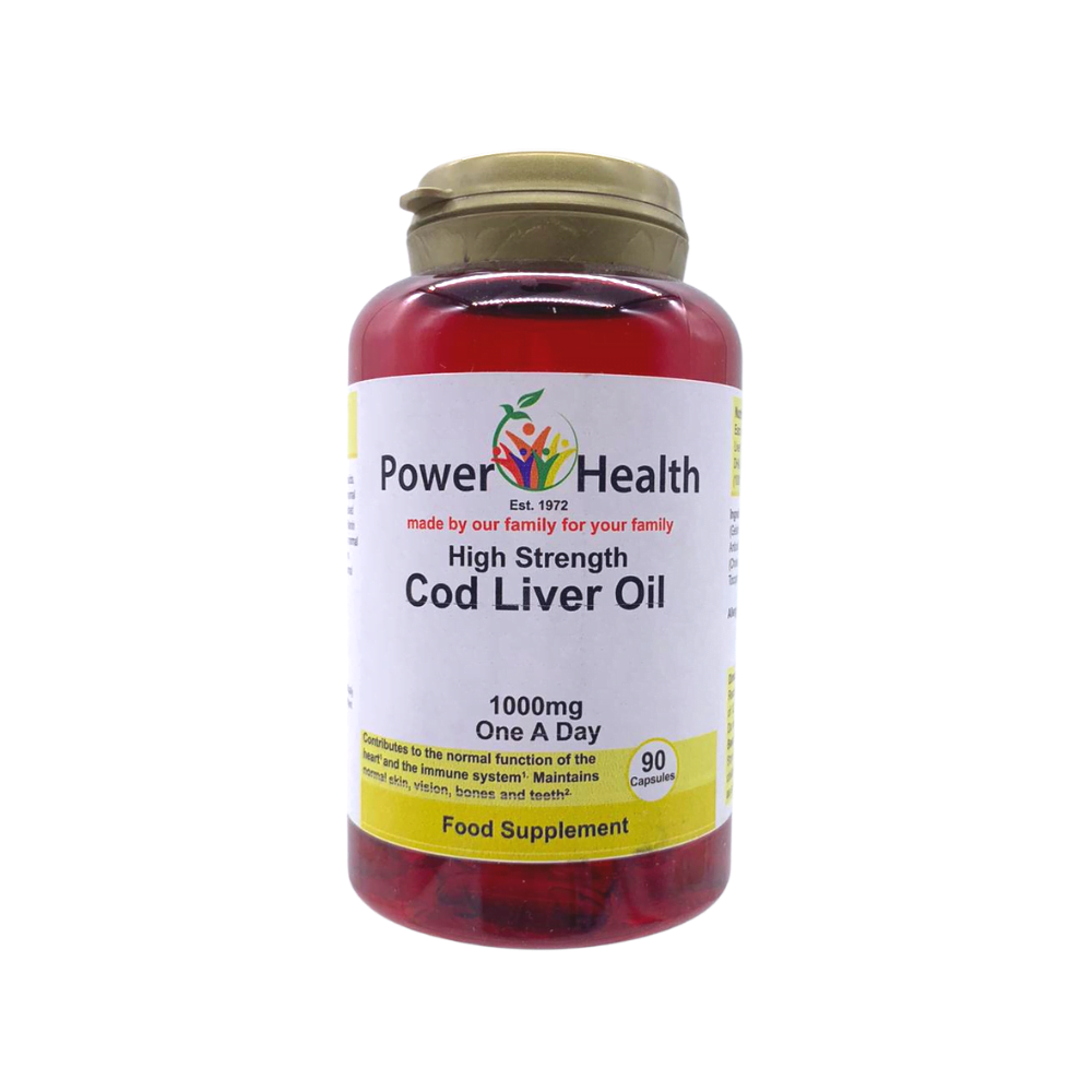 Power Health High Strength Cod Liver Oil 1000mg - 90 capsules