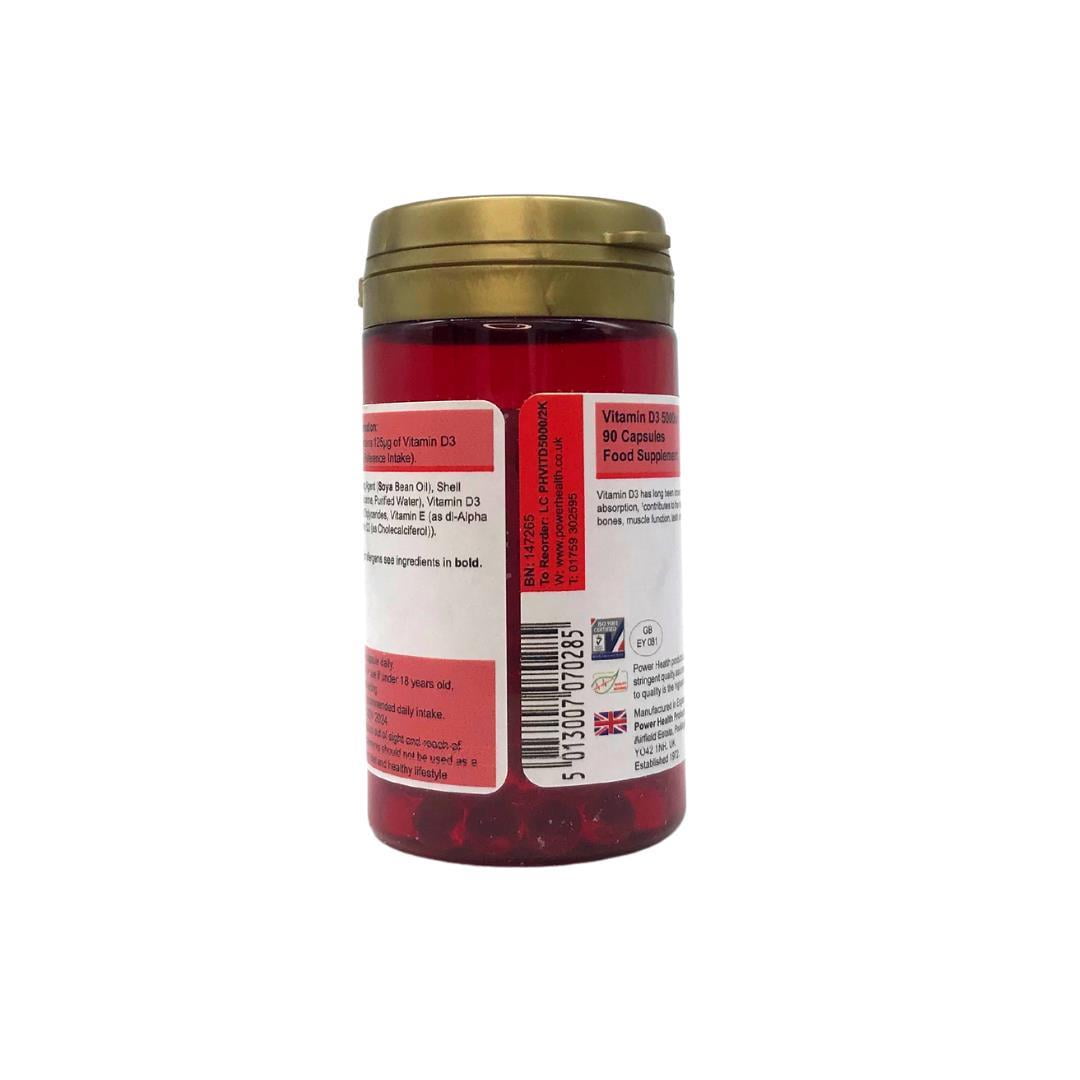 Vitamin D3 5000iu - 90 Capsules