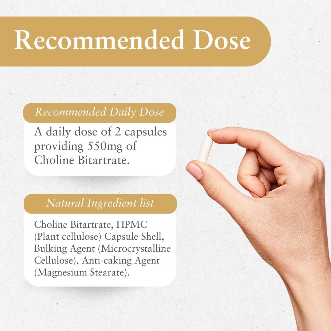 The Choline Capsule - Choline Bitartrate