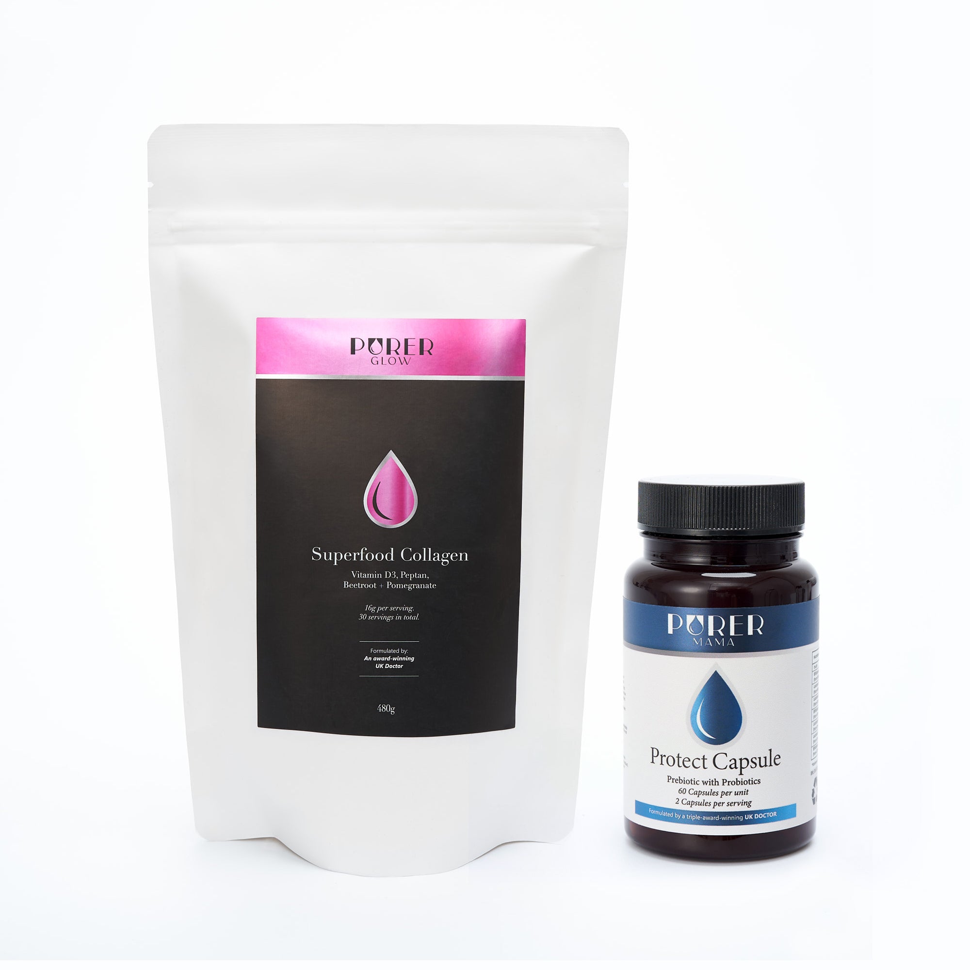 The Skin Bundle with collagen and probiotic