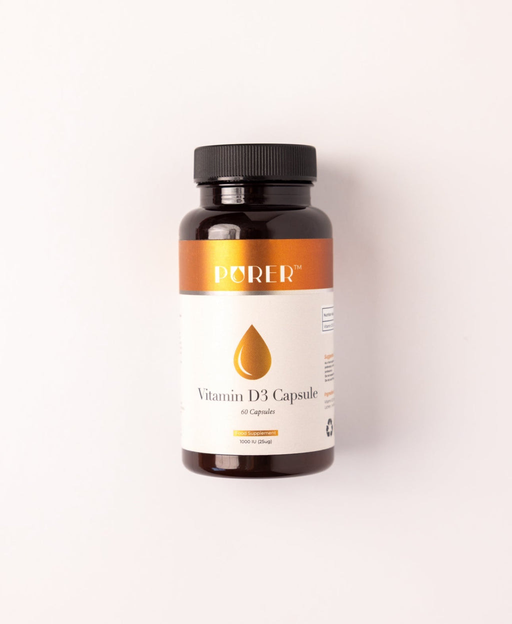 Vitamin D - Vegan contains 1000IU