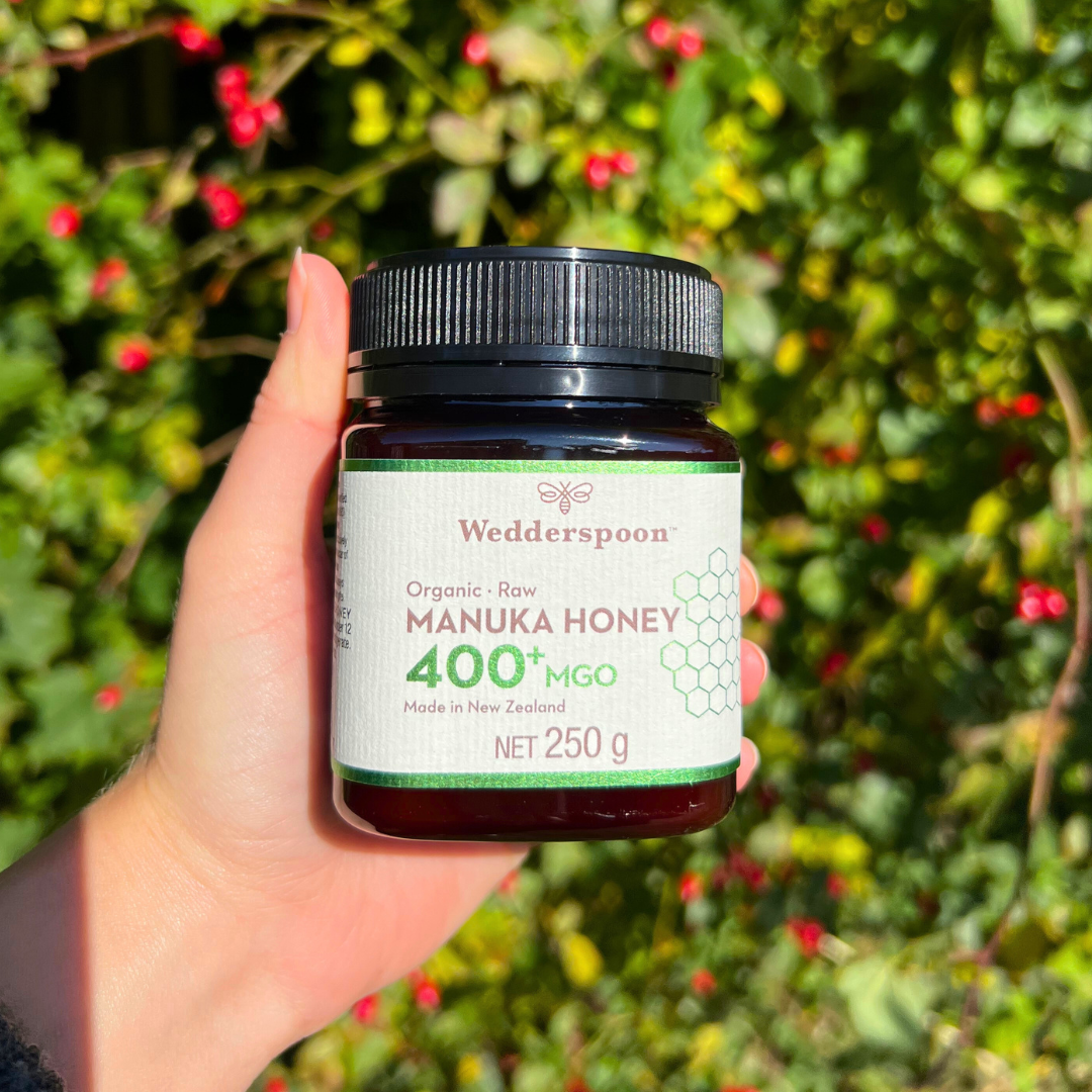 Wedderspoon High Potency Raw Manuka Honey 400 MGO 250g