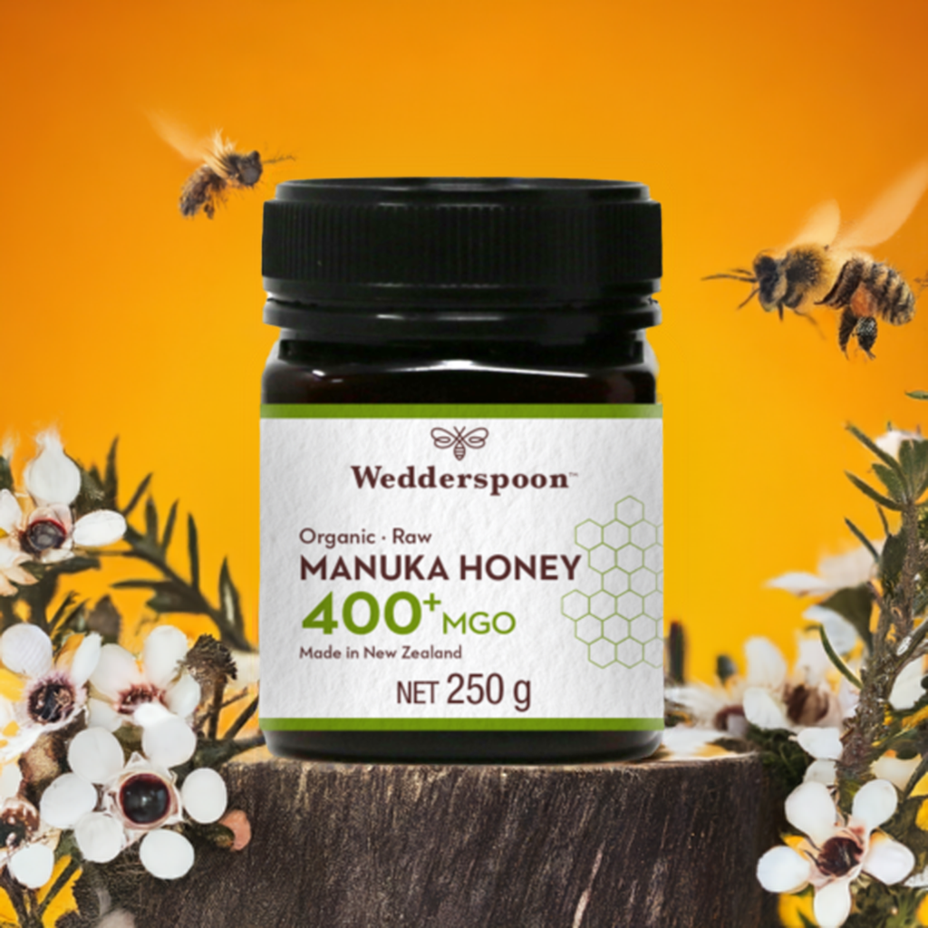 Wedderspoon High Potency Raw Manuka Honey 400 MGO 250g