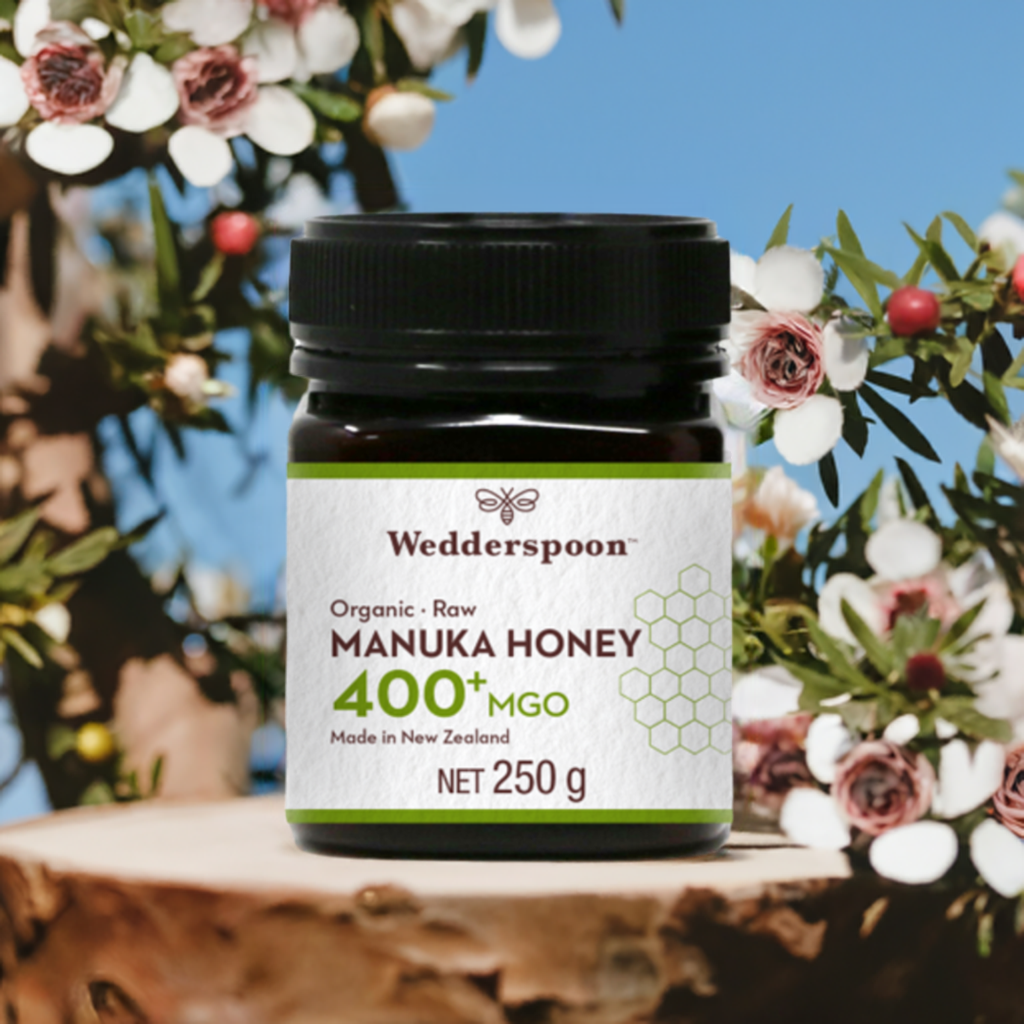 Wedderspoon High Potency Raw Manuka Honey 400 MGO 250g