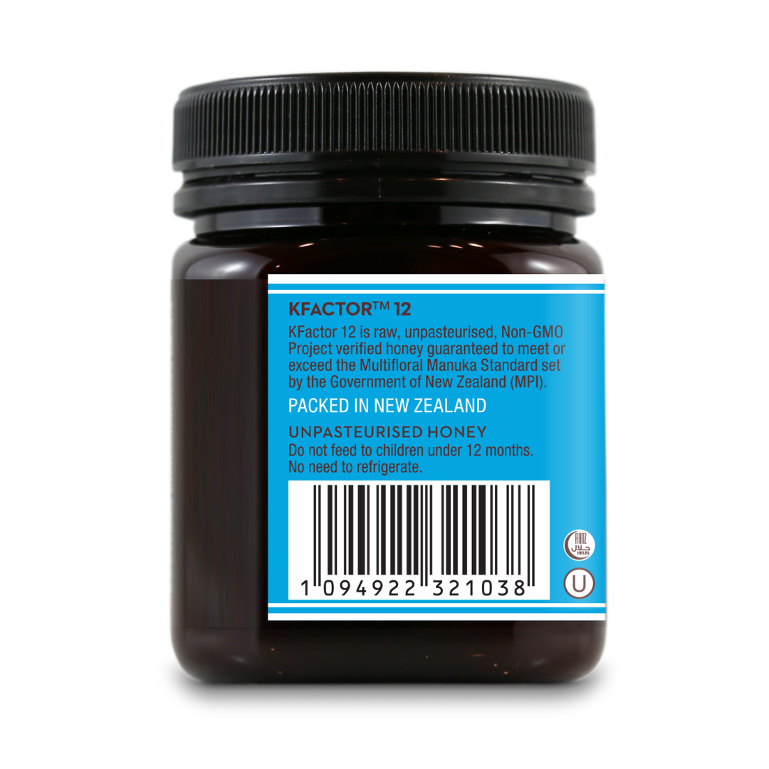 Wedderspoon Raw Manuka Honey 250g KFactor 12